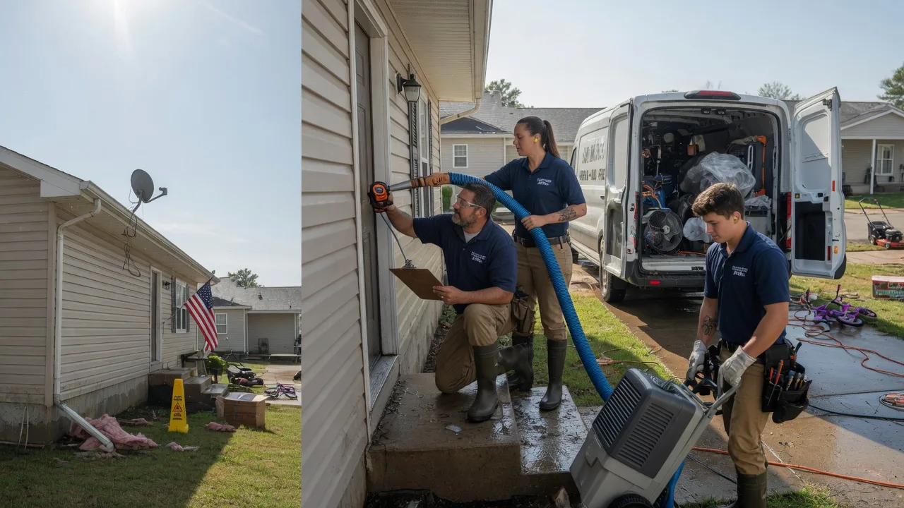 Ceiling Water Damage Restoration in Lockport, LA near me
